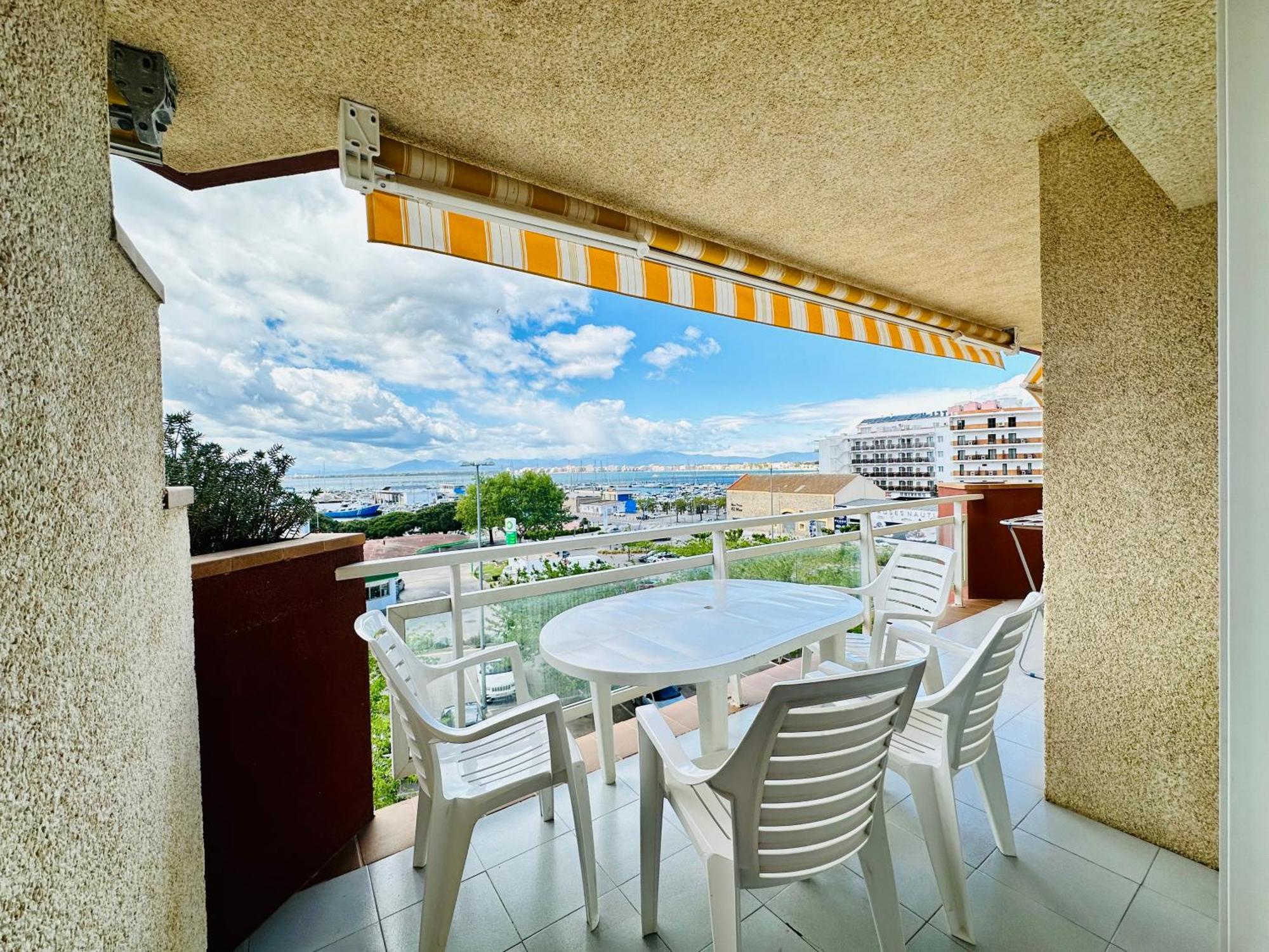Roc Mar 3 3B - Apartamento Cerca Del Centro Y De La Playa - Terraza Con Vistas Al Mar Y Al Puerto Росас Экстерьер фото