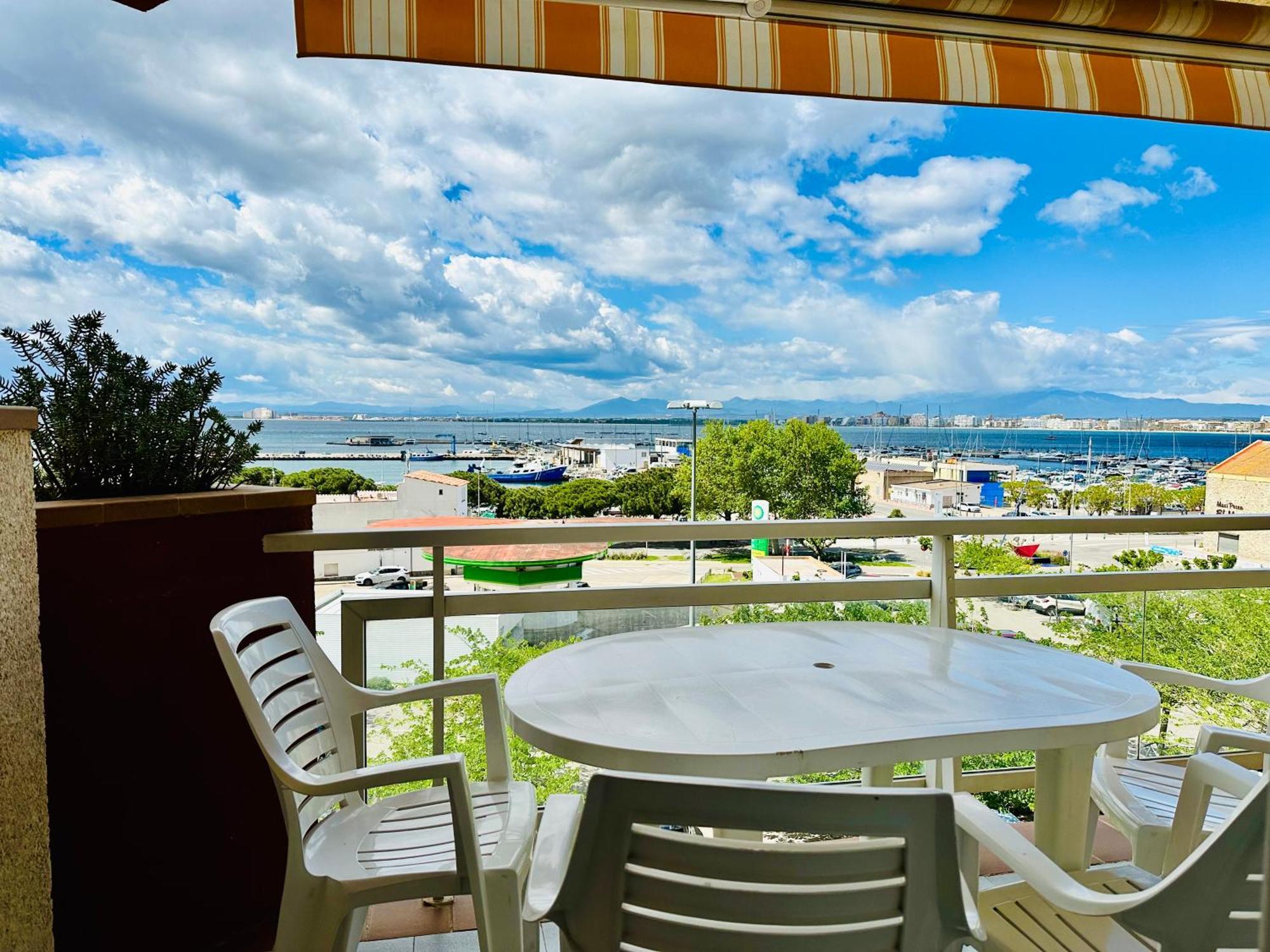 Roc Mar 3 3B - Apartamento Cerca Del Centro Y De La Playa - Terraza Con Vistas Al Mar Y Al Puerto Росас Экстерьер фото